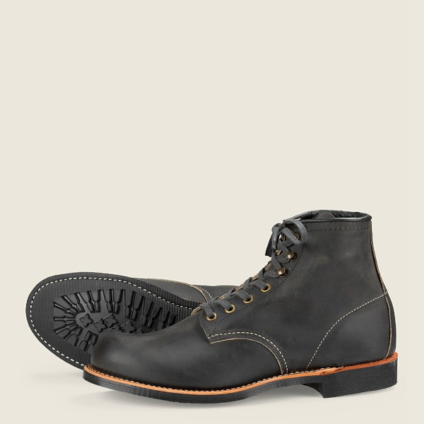 Bottes Red Wing Heritage - Blacksmith - 6-Inch Rough & Tough Cuir - Grise Foncé - Homme 347QMTWHE